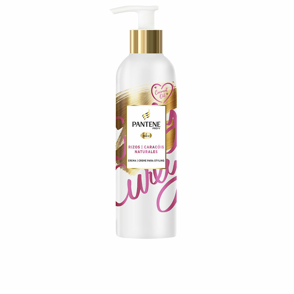 Styling-Krem Pantene Natural 235 ml Krøllete hår